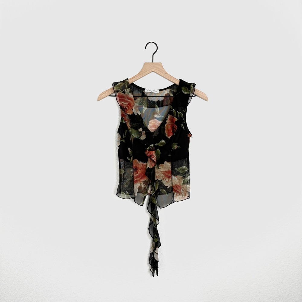 Floral Sheer Women's Top